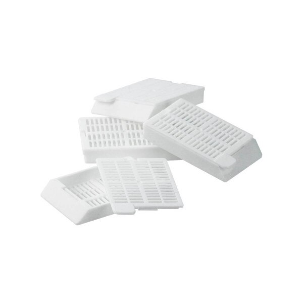 Two Piece Biopsy Cassette, White